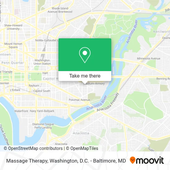 Massage Therapy map