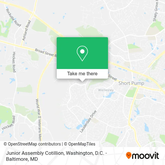 Junior Assembly Cotillion map
