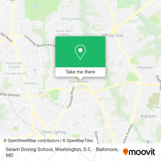 Selam Driving School map