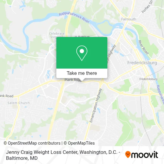 Jenny Craig Weight Loss Center map