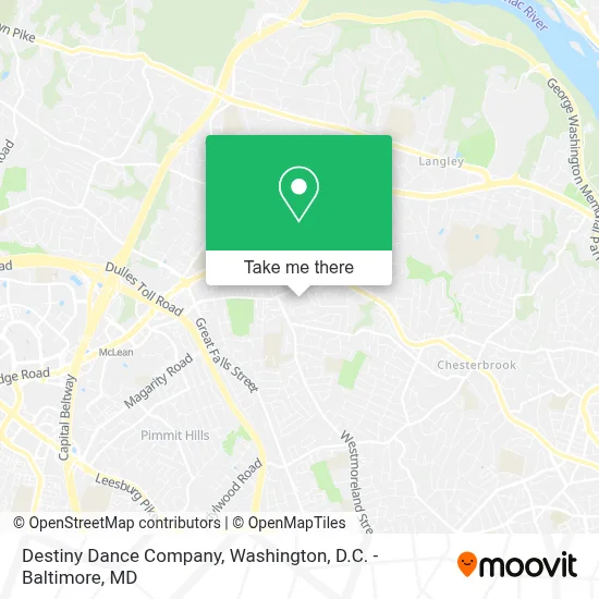 Destiny Dance Company map