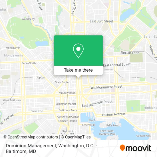 Dominion Management map
