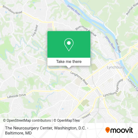 The Neurosurgery Center map