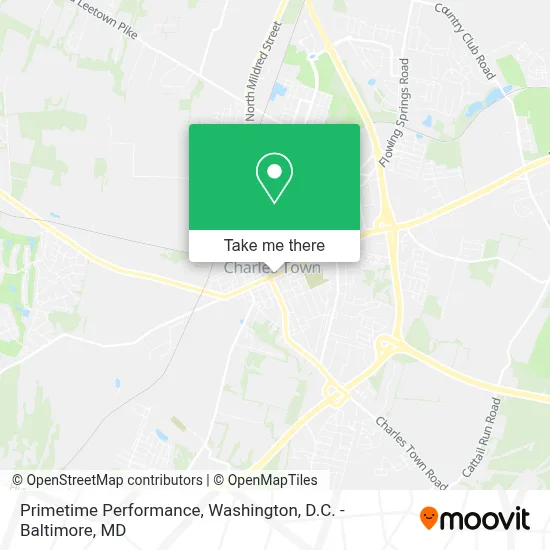 Primetime Performance map