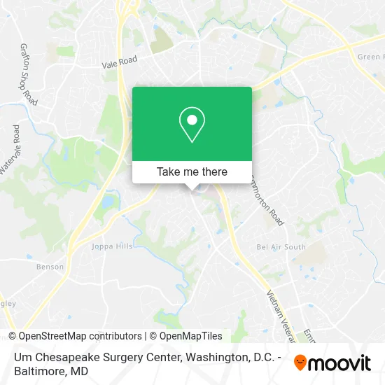 Um Chesapeake Surgery Center map
