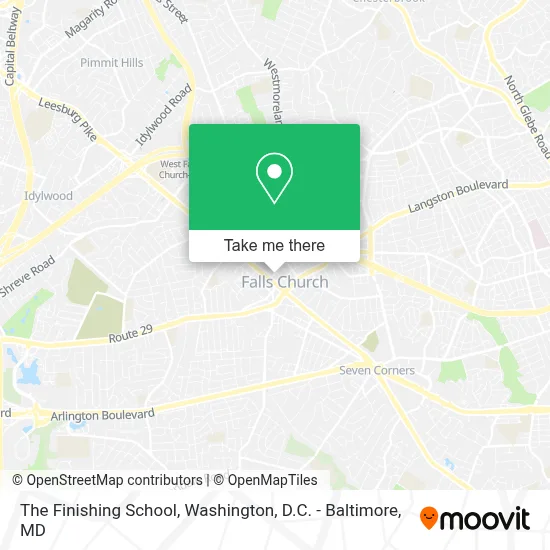 The Finishing School map