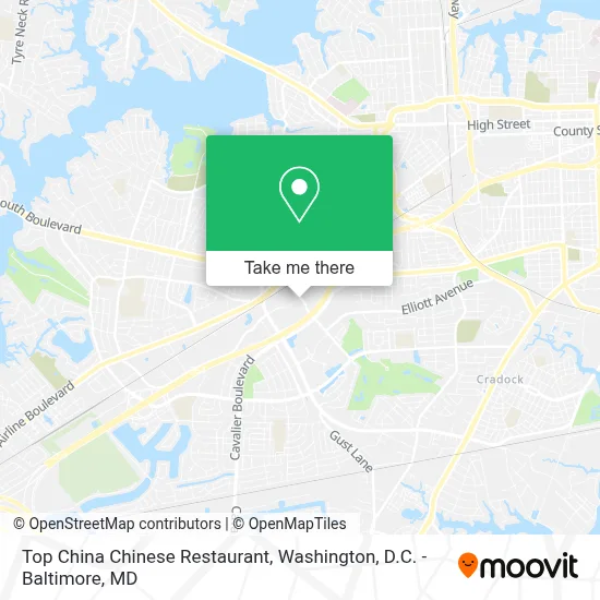 Top China Chinese Restaurant map