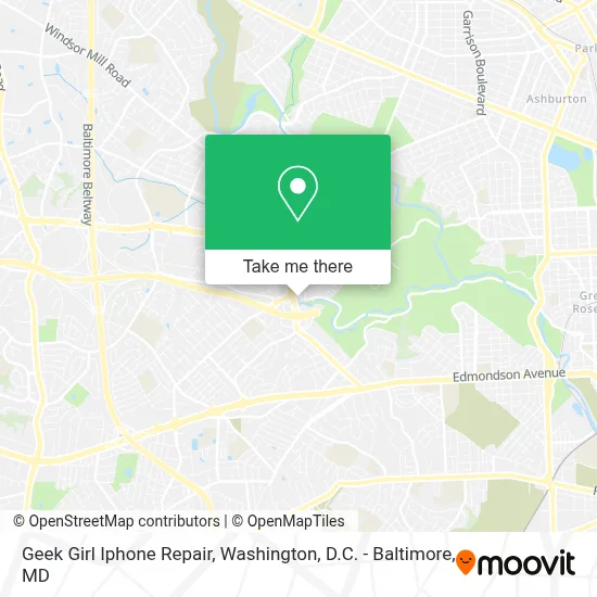 Geek Girl Iphone Repair map