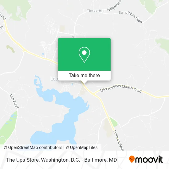 The Ups Store map
