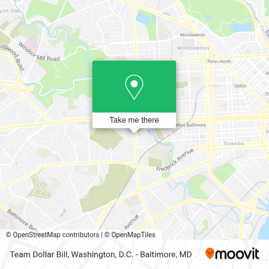 Team Dollar Bill map