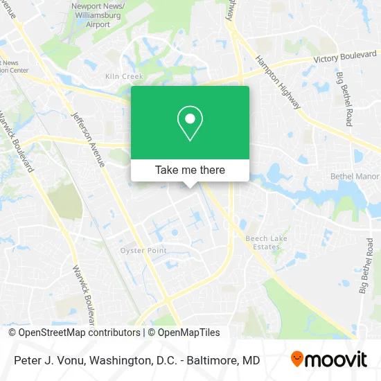 Peter J. Vonu map