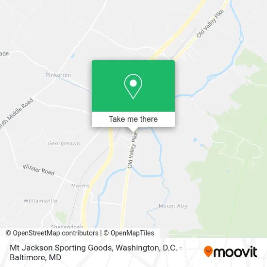 Mt Jackson Sporting Goods map