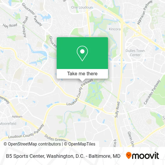B5 Sports Center map