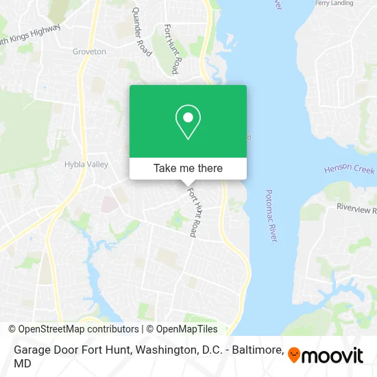 Garage Door Fort Hunt map