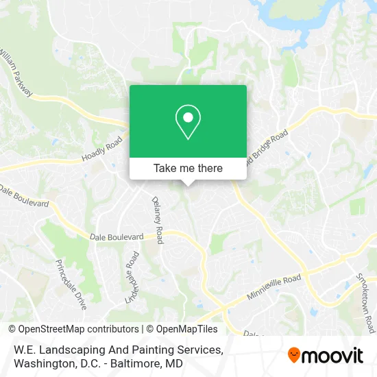 W.E. Landscaping And Painting Services map