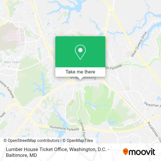 Lumber House Ticket Office map