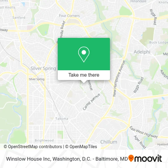 Winslow House Inc map