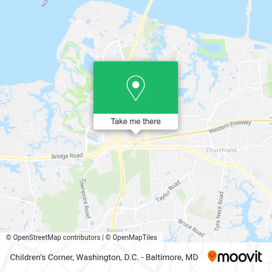 Children's Corner map