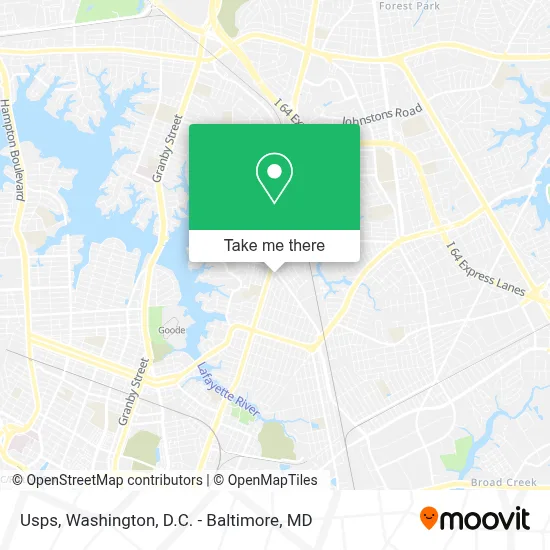 Usps map