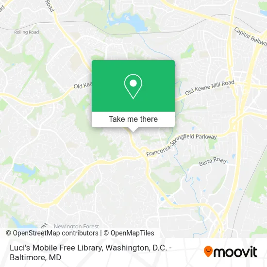 Luci's Mobile Free Library map
