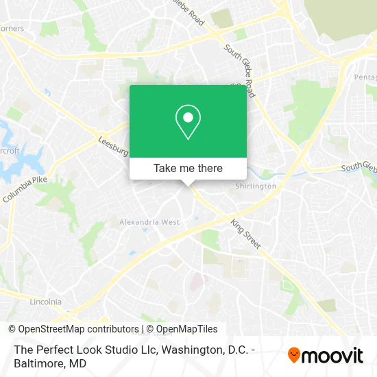 The Perfect Look Studio Llc map