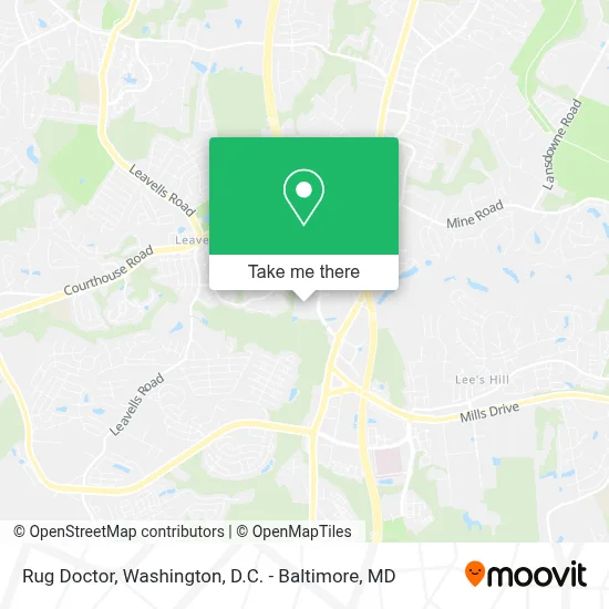 Rug Doctor map