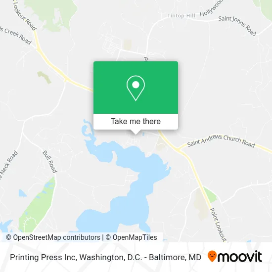 Printing Press Inc map