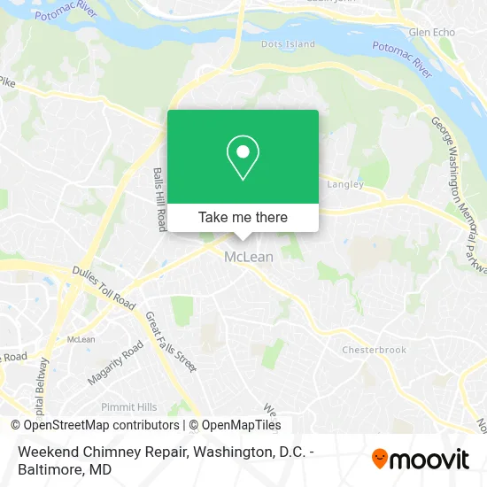 Weekend Chimney Repair map