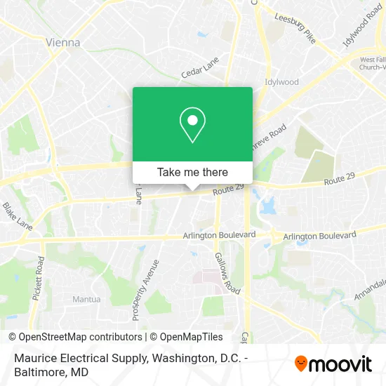 Maurice Electrical Supply map