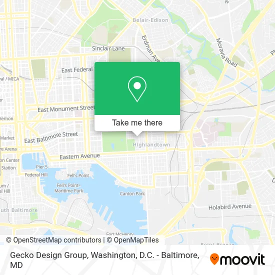 Gecko Design Group map