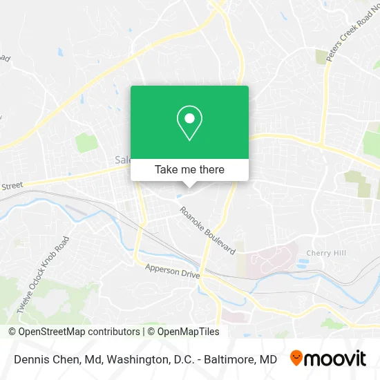 Dennis Chen, Md map