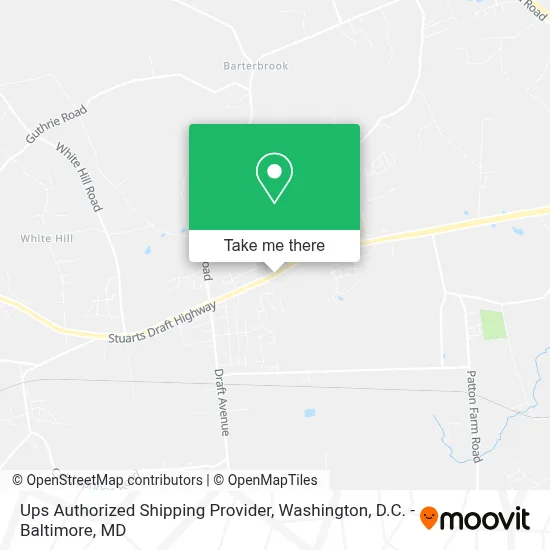 Ups Authorized Shipping Provider map