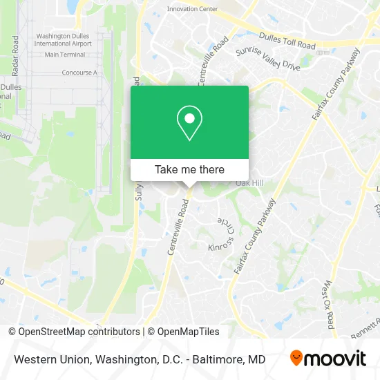 Western Union map
