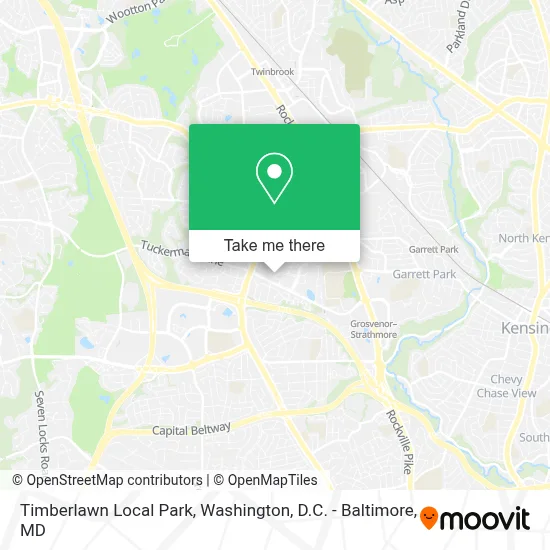 Timberlawn Local Park map