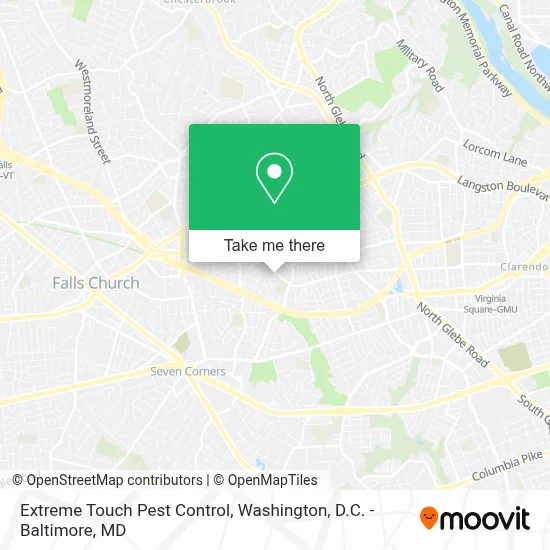 Extreme Touch Pest Control map