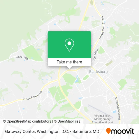 Gateway Center map