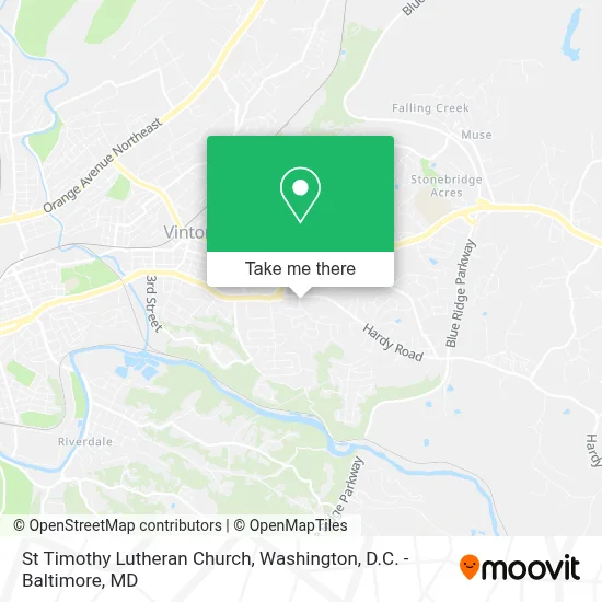St Timothy Lutheran Church map