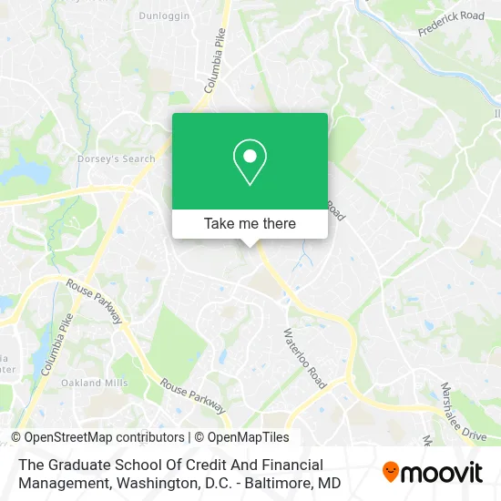 The Graduate School Of Credit And Financial Management map