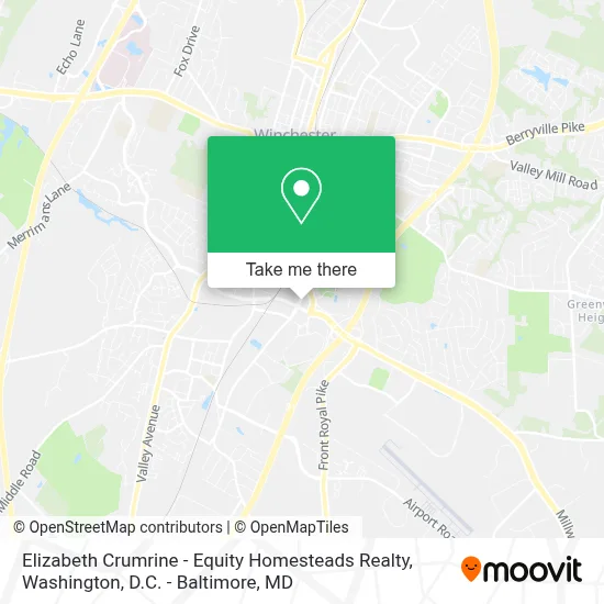 Elizabeth Crumrine - Equity Homesteads Realty map