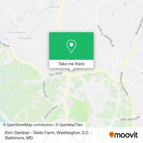Kim Gardner - State Farm map