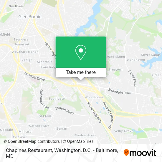 Chapines Restaurant map