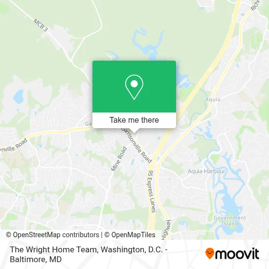 The Wright Home Team map
