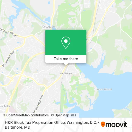 H&R Block Tax Preparation Office map