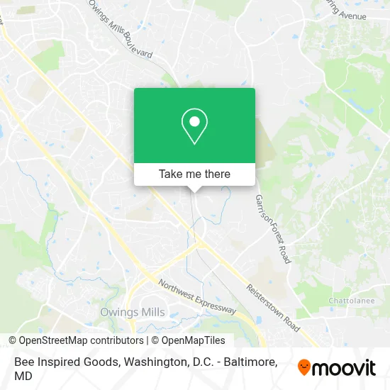 Bee Inspired Goods map