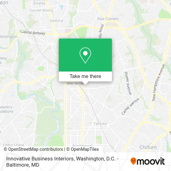 Innovative Business Interiors map