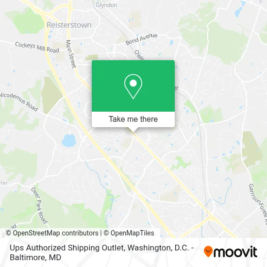 Ups Authorized Shipping Outlet map