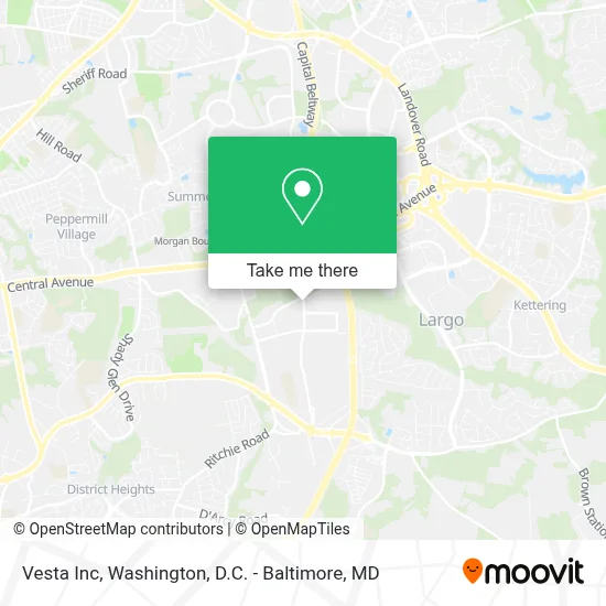Vesta Inc map