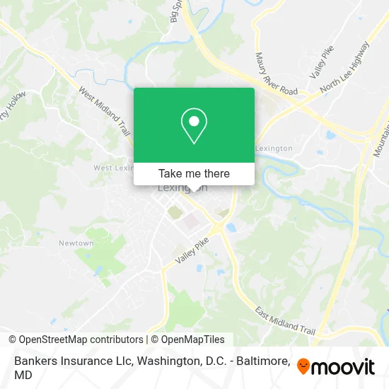Bankers Insurance Llc map