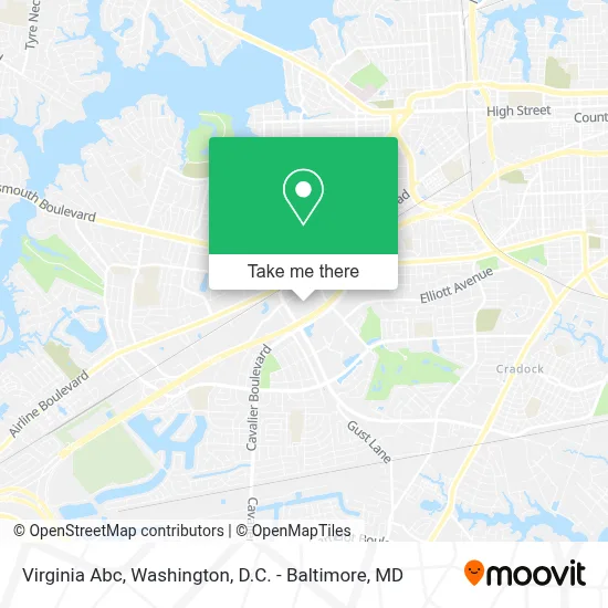Virginia Abc map