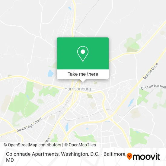 Colonnade Apartments map